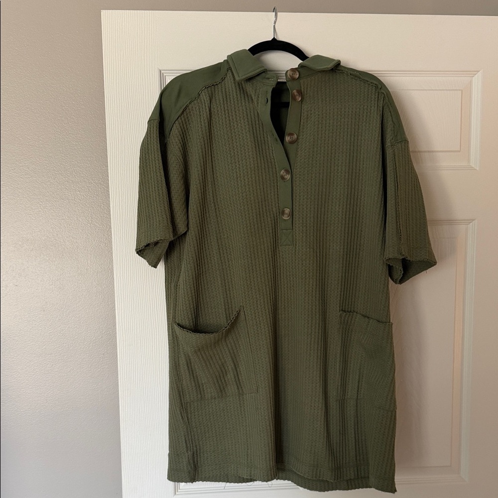 Zenana waffle knot dress